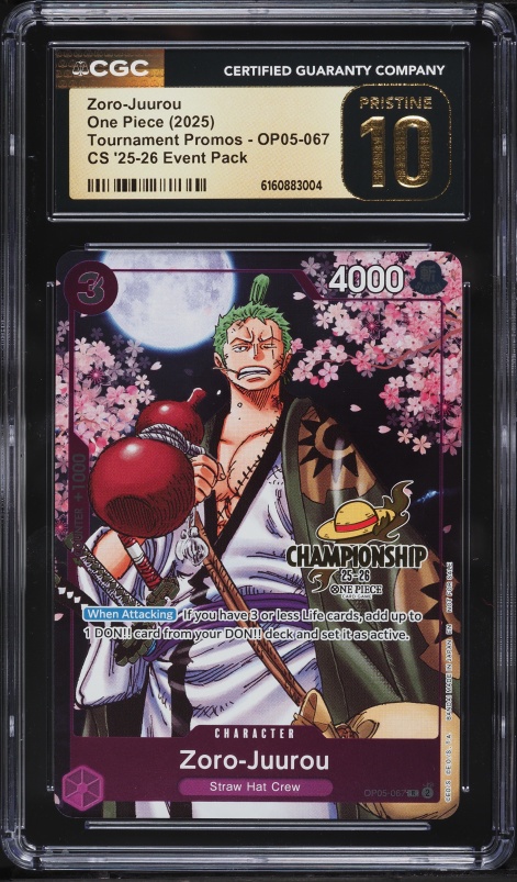 2025 One Piece Tournament Promo Championship '26 Event Zoro-Juurou
