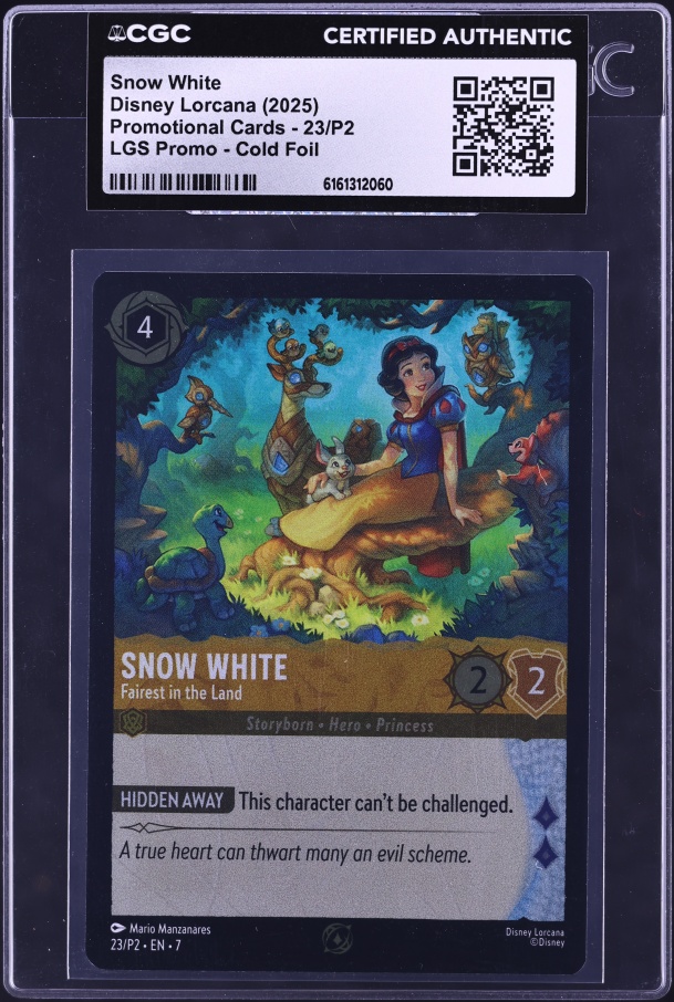 2023 Disney Lorcana Rise Of The Floodborn Foil Snow White #23 PSA
