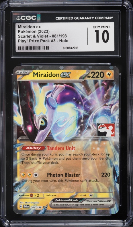 2023 Pokemon Svi En Scarlet & Violet Miraidon Ex #081 PSA 10 GEM MINT on Fanatics Collect 2023 Pokemon Svi En Scarlet & Violet Miraidon Ex #081 PSA 10 GEM MINT on Fanatics Collect