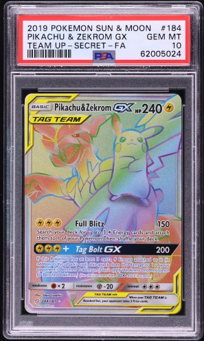 2019 Pokemon Japanese SM Beams Exclusive Promo Pikachu GX #393 PSA