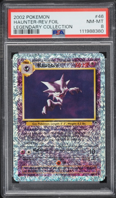 holographic haunter pokemon card Reverse holo from Legend Makers : r/pkmntcgcollections Psychic Rarity Pokemon Trading Card Game 103/162