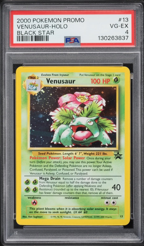 2000 Pokemon Italian Base Set 1st Edition Holo Venusaur #15 PSA 7 NRMT on  Fanatics Collect