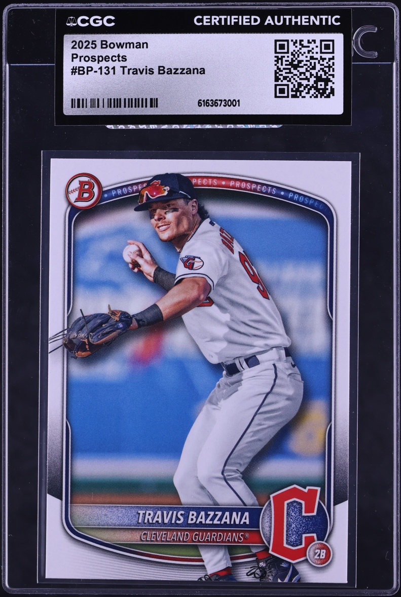 2025 Bowman Prospects Travis Bazzana PROSPECT #BP-131 CGC AUTH