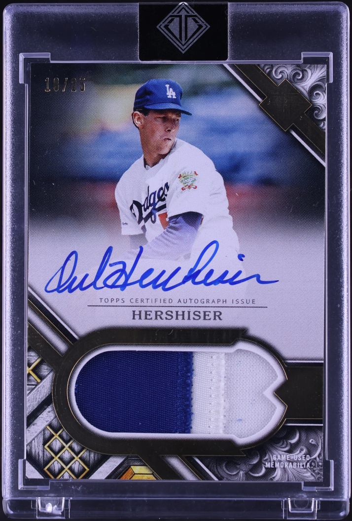 2025 Topps Transcendent Collection Orel Hershiser PATCH AUTO /25 #PCA-OH