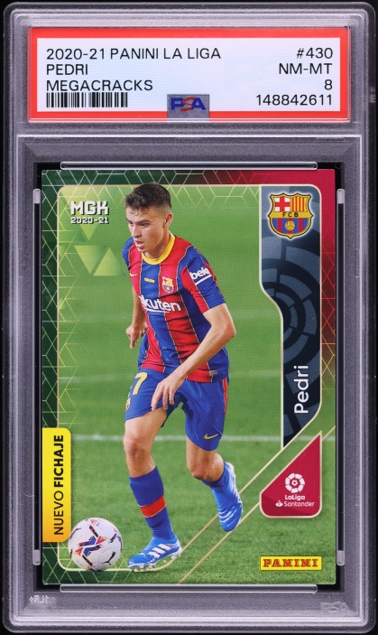2020 Panini La Liga Mega Cracks Pedri ROOKIE #430 PSA 10 GEM MINT