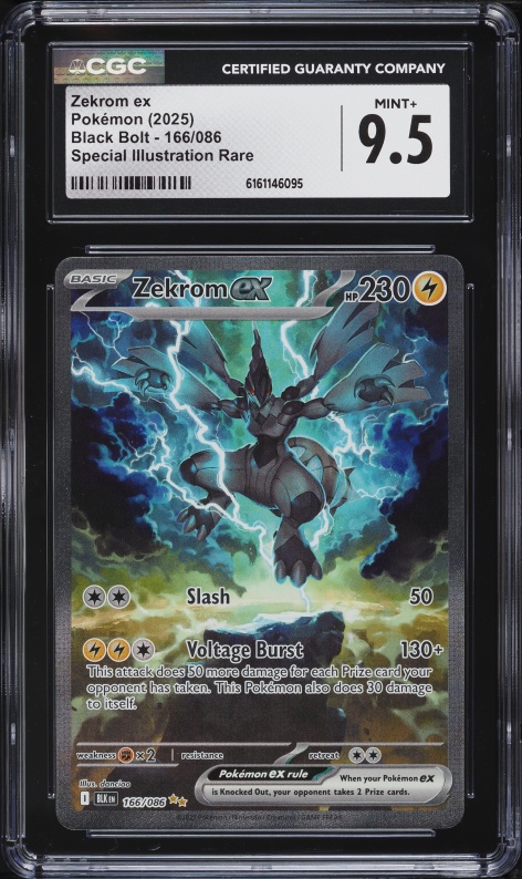 2025 Pokemon Japanese SV Black Bolt BW Rare Zekrom ex #174 PSA 10