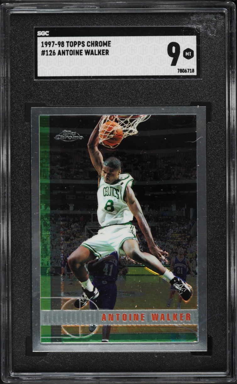 1997 Topps Chrome Antoine Walker #126 SGC 9 MINT
