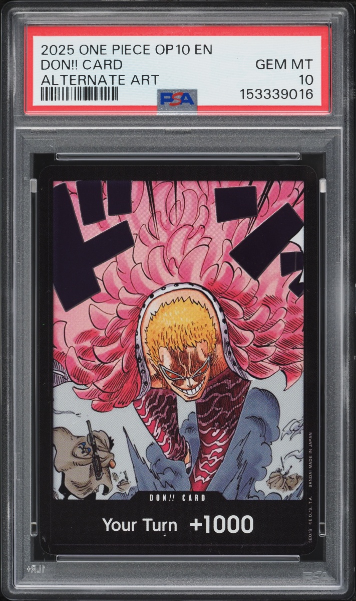 2025 One Piece Royal Blood Alternate Art Don!! Card PSA 10 GEM MINT