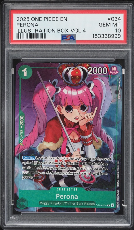 2025 One Piece Japanese Legacy Of the Master Alt Art Perona #034