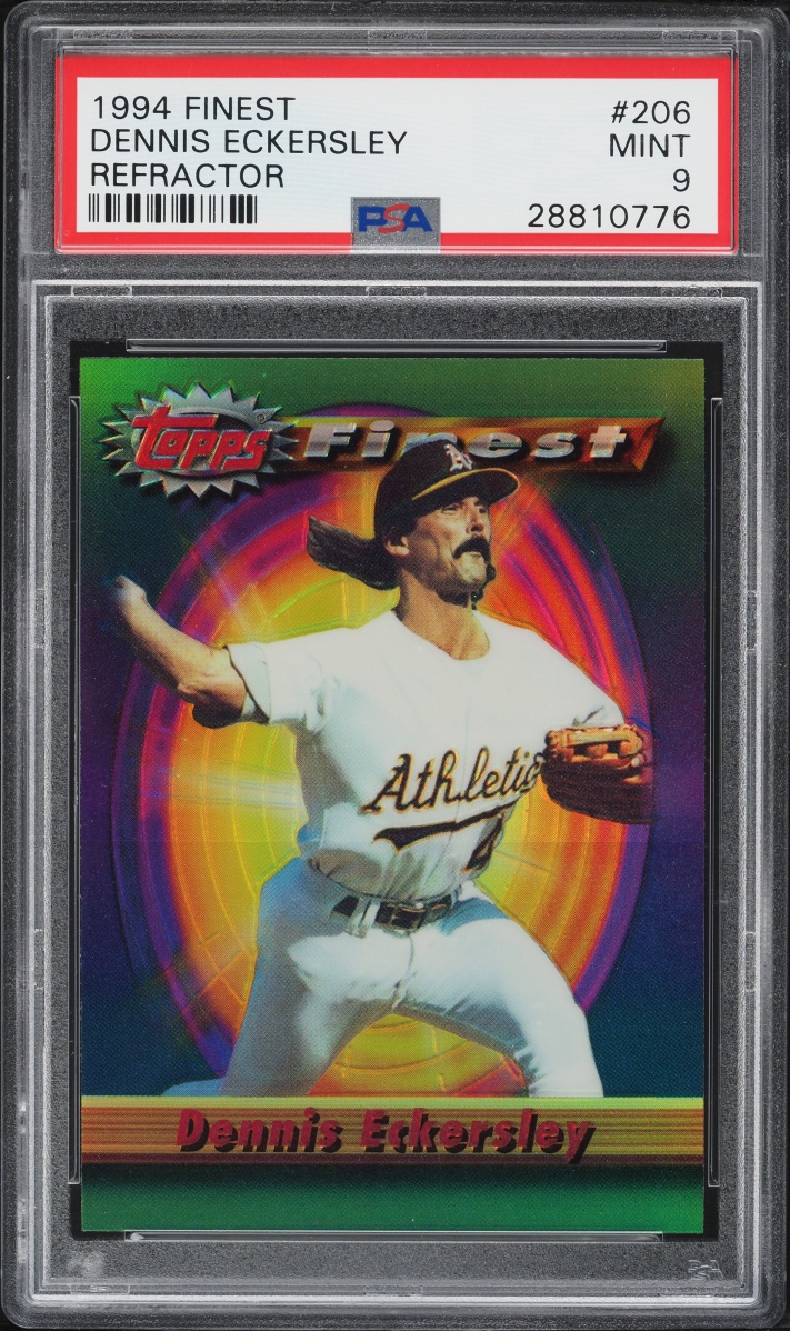 1994 Finest Refractor Dennis Eckersley #206 PSA 9 MINT