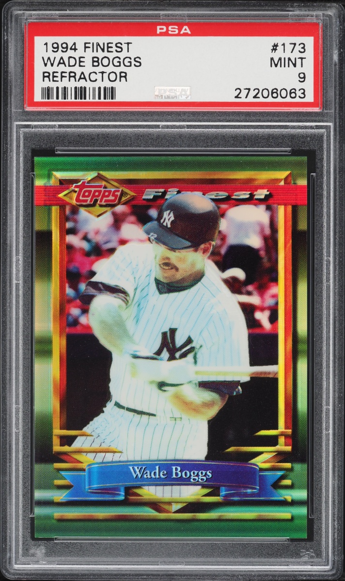 1994 Finest Refractor Wade Boggs #173 PSA 9 MINT