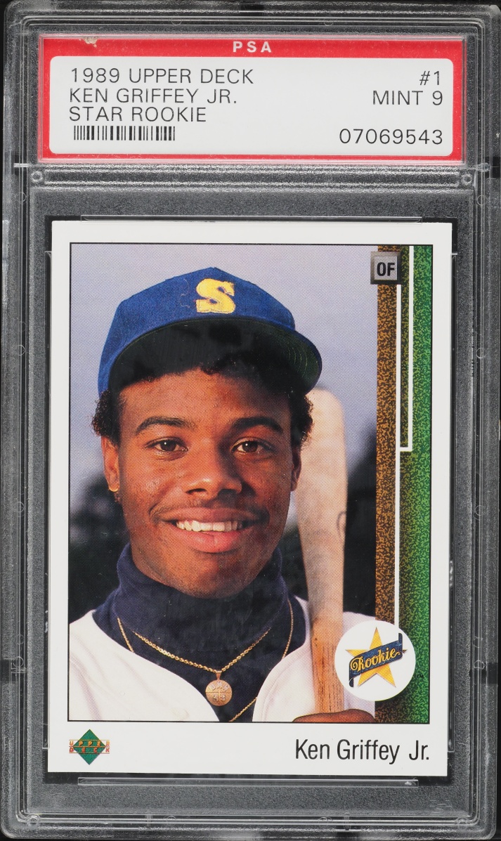 1989 Upper Deck Star Ken Griffey Jr. ROOKIE #1 PSA 9 MINT