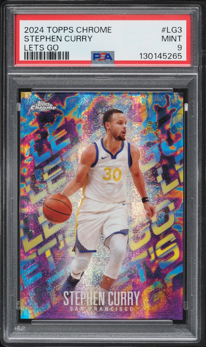 2024 Topps Chrome Let's Go Stephen Curry #LG-3 PSA 9 MINT