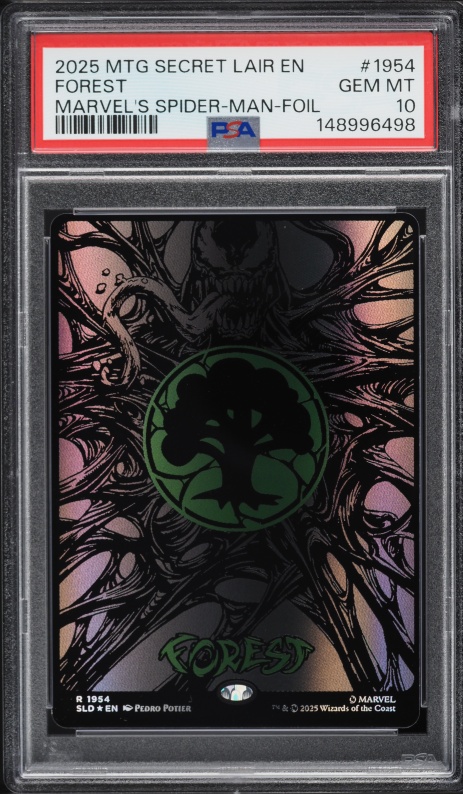 1993 Magic The Gathering MTG Unlimited Forest PSA 10 GEM MINT on