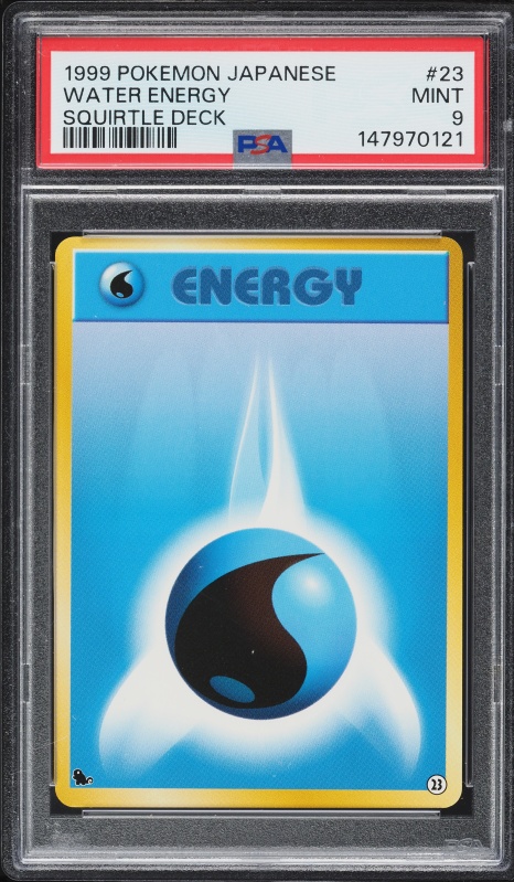 2023 POKEMON CLASSIC COLLECTION WATER ENERGY 033/034 PSA 10