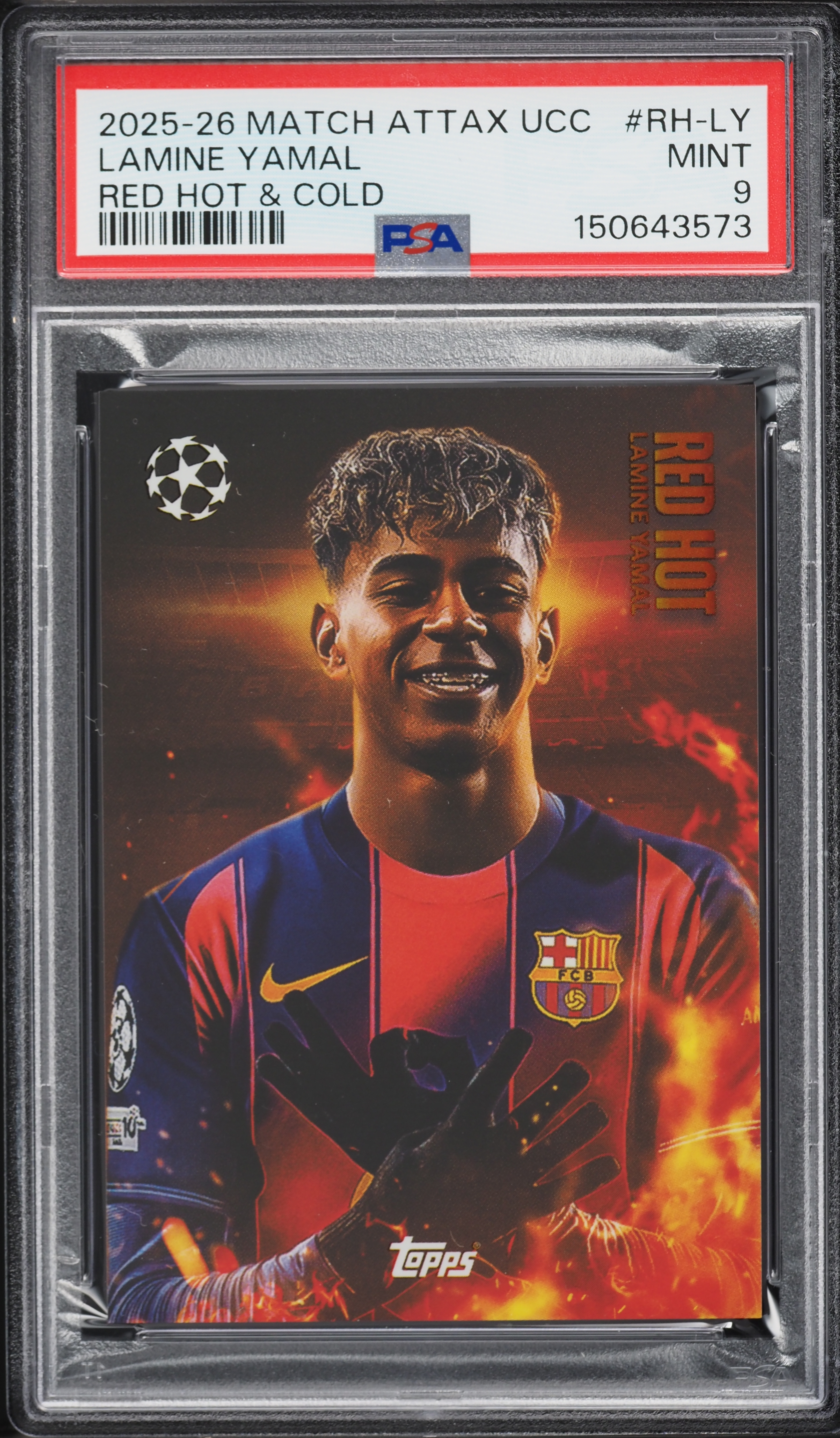 2025 Topps Match Attax UEFA Club Competitions Red Hot & Cold