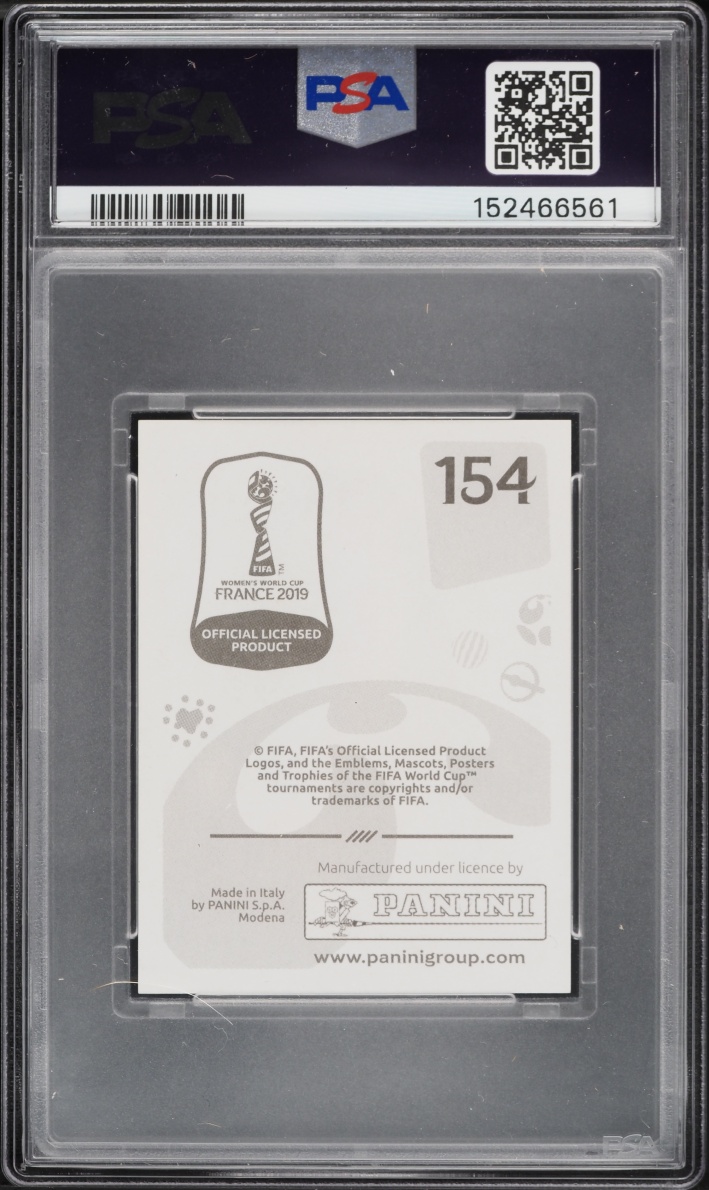2019 Panini FIFA Women's World Cup France Stickers Aitana Bonmati #154 PSA 9 MINT