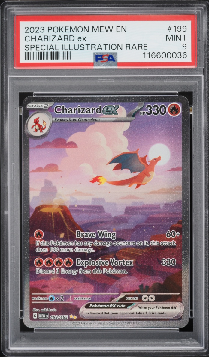 2023 Pokemon Scarlet & Violet 151 SIR Charizard ex #199 PSA 9 MINT
