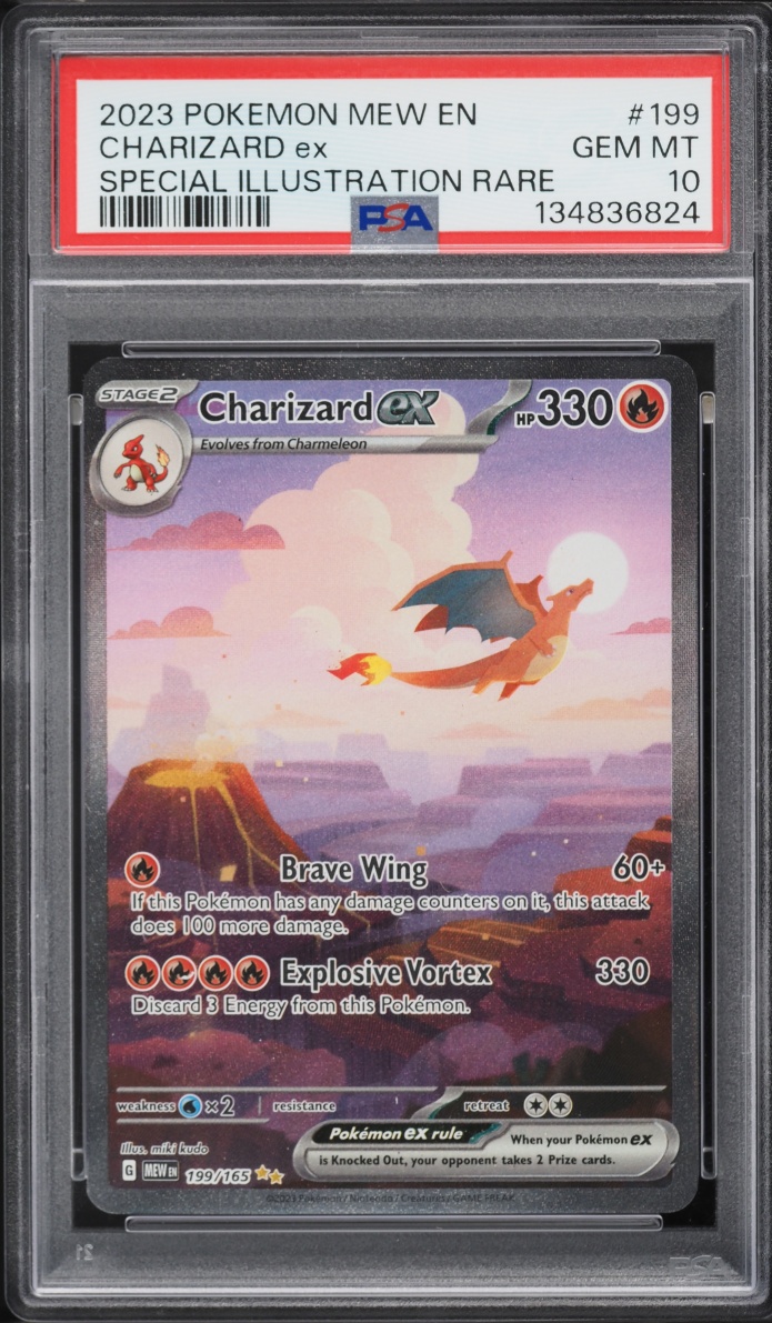 2023 Pokemon Scarlet & Violet 151 SIR Charizard Ex #199 PSA 10 GEM MINT