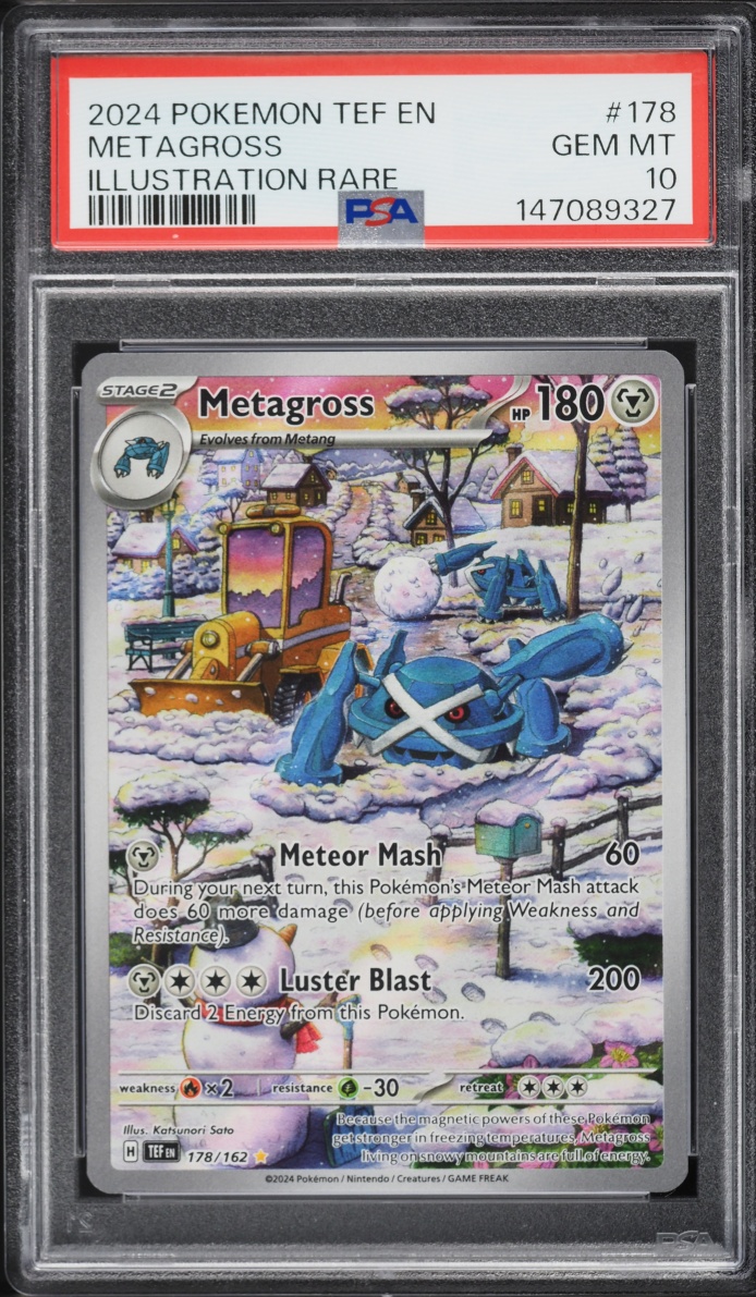2024 Pokemon Scarlet & Violet Temporal Forces IR Metagross #178 PSA 10 GEM MINT
