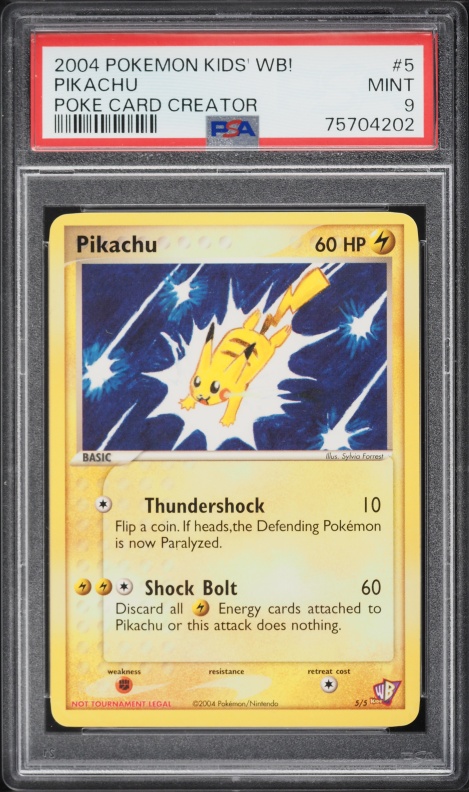 wb pokemon card creator pack Goldin 2004 Pokemon Kids' WB! Poke