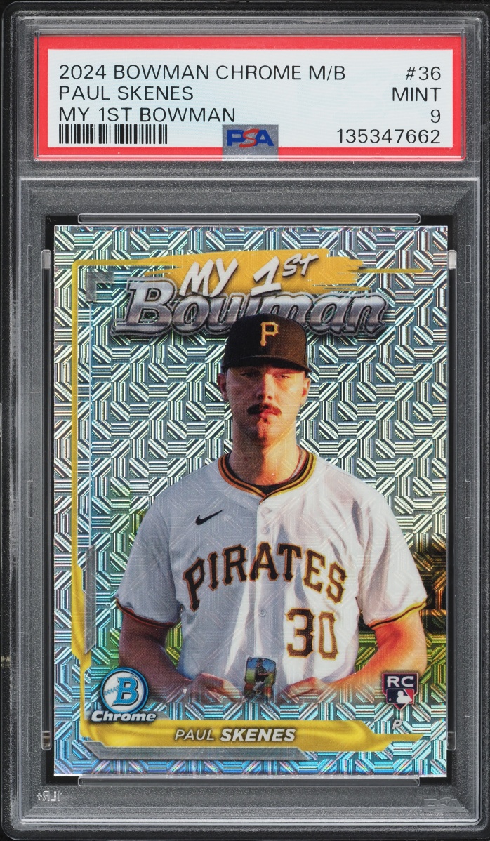 2024 Bowman Chrome Mega Box My 1st Bowman Paul Skenes ROOKIE #M1B-36 PSA 9 MINT