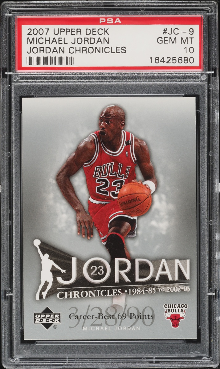 2007 Upper Deck Jordan Chronicles Michael Jordan #JC-9 PSA 10 GEM MINT