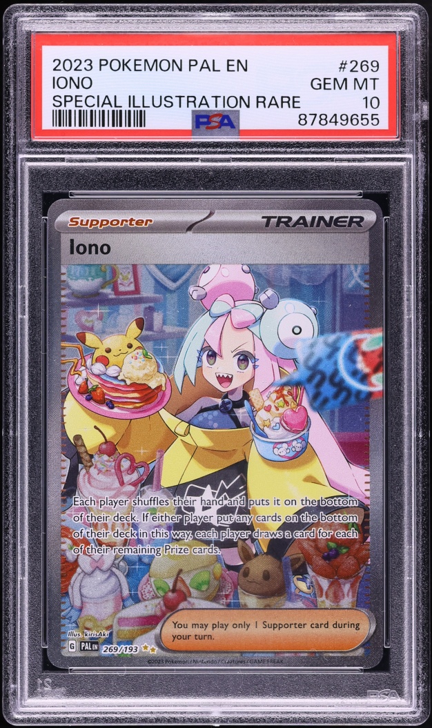 2023 Pokemon Scarlet & Violet Paldea Evolved SIR Iono #269 PSA 10 GEM MINT