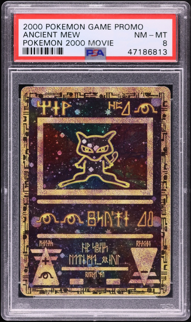 2000 Pokemon Movie Promo Ancient Mew PSA 8 NM-MT