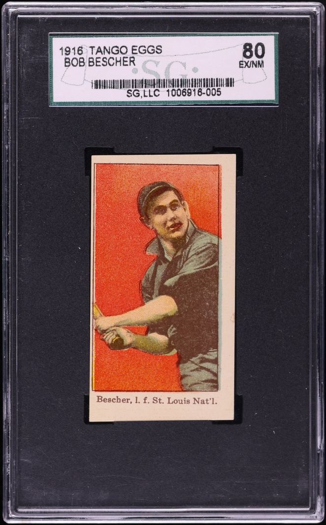 1916 Tango Eggs Bob Bescher SGC 6 EXMT