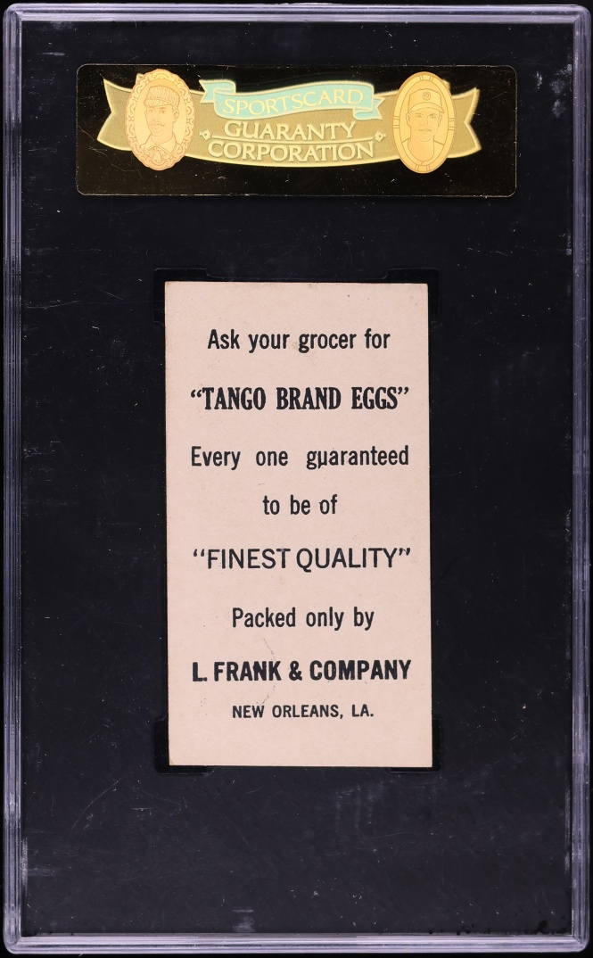 1916 Tango Eggs Bob Bescher SGC 6 EXMT