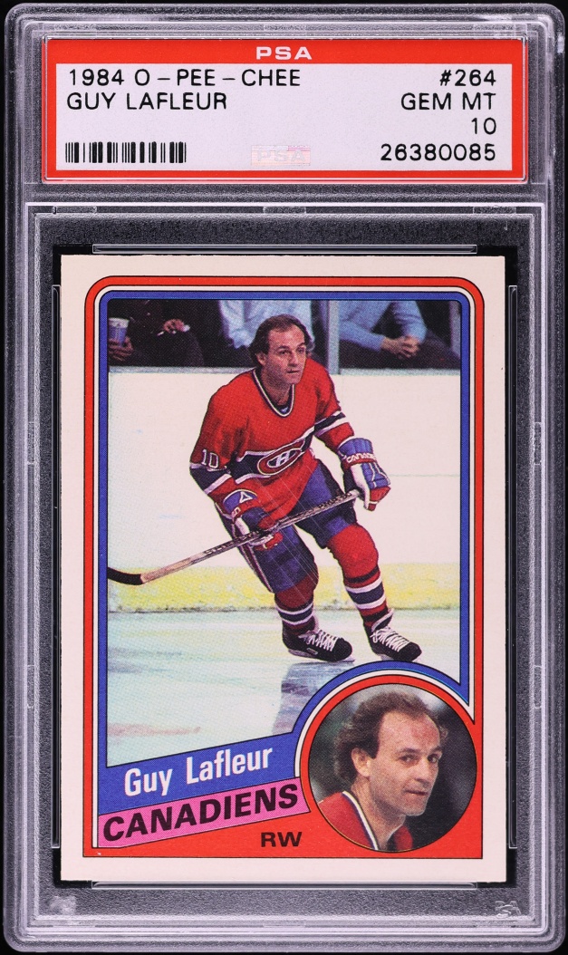 1984 O-Pee-Chee Hockey Guy Lafleur #264 PSA 10 GEM MINT