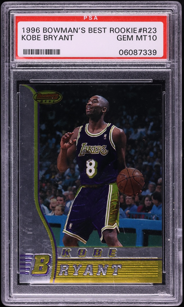 1996 Bowman's Best Kobe Bryant ROOKIE #R23 PSA 10 GEM MINT