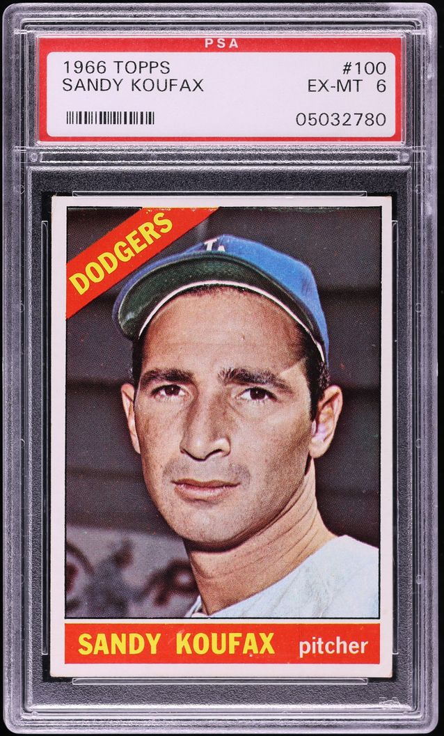 1956 Topps Sandy Koufax #100 PSA 6 EXMT