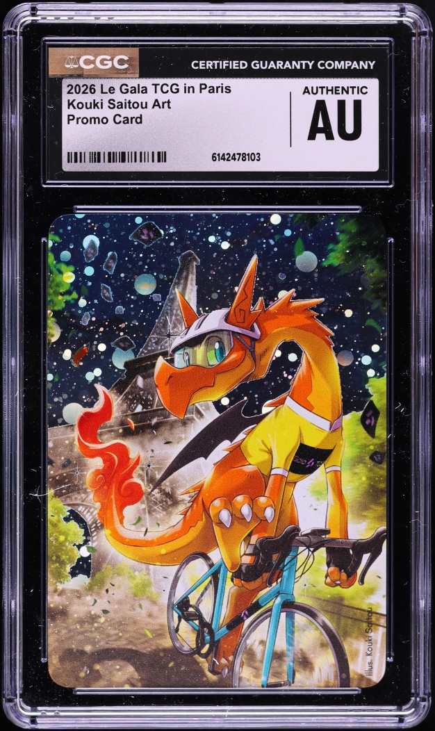 2026 Le Gala TCG In Paris Promo Kouki Saito Art CGC AUTH on