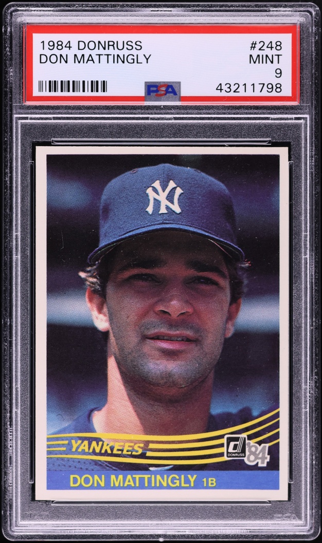 1984 Donruss Don Mattingly ROOKIE #248 PSA 9 MINT