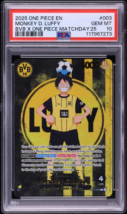 2025 One Piece Legacy Of The Master Monkey D. Luffy #OP12-015 CGC