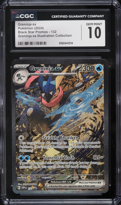 2024 Pokemon Scarlet & Violet Black Star Promo Greninja ex #132