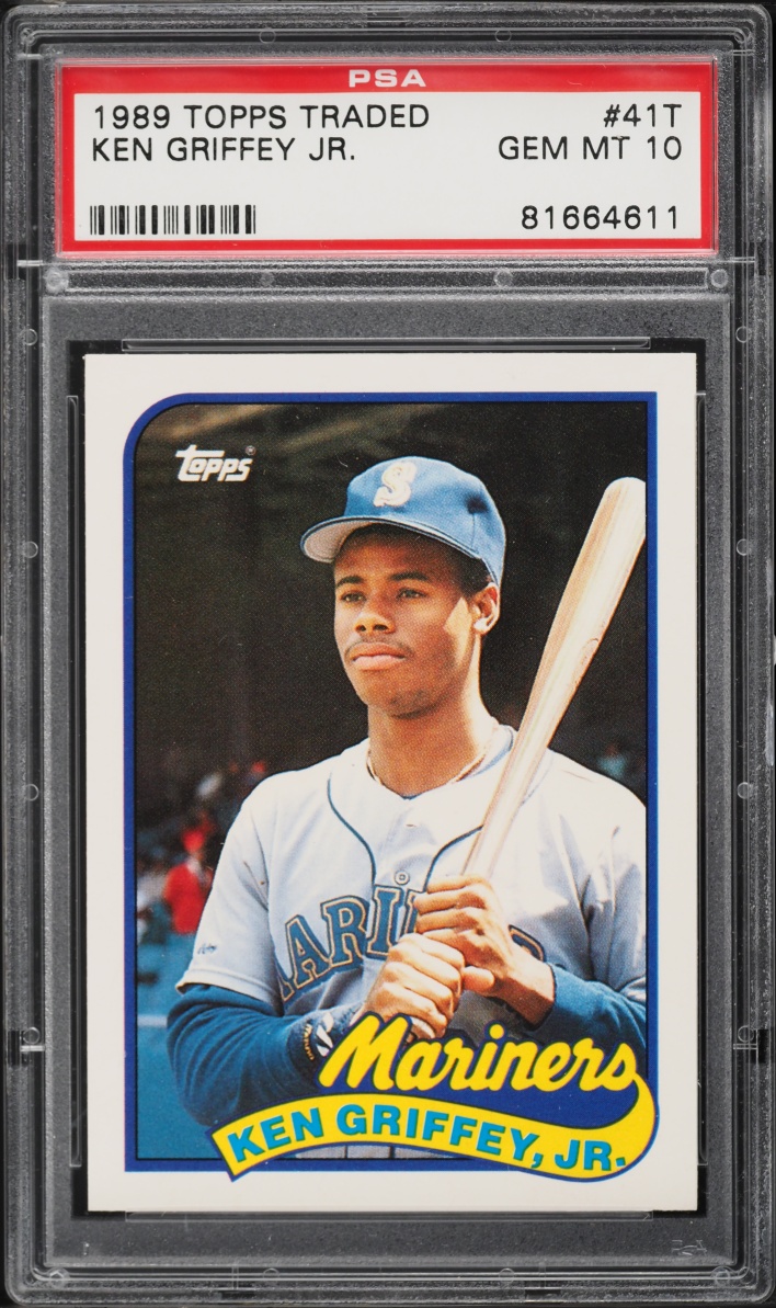 1989 Topps Traded Ken Griffey Jr. ROOKIE #41T PSA 10 GEM MINT