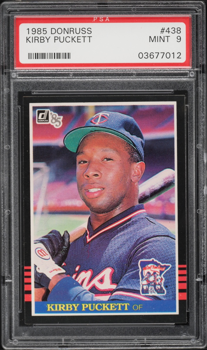 1985 Donruss Kirby Puckett ROOKIE #438 PSA 9 MINT