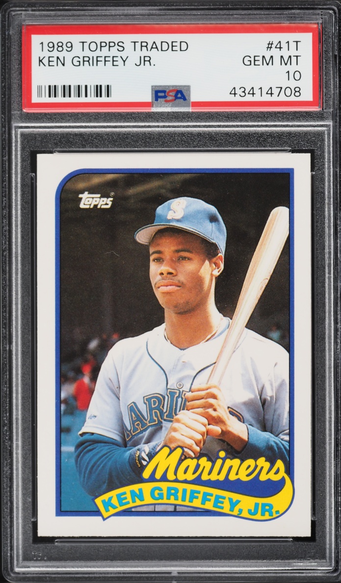 1989 Topps Traded Ken Griffey Jr. ROOKIE #41T PSA 10 GEM MINT