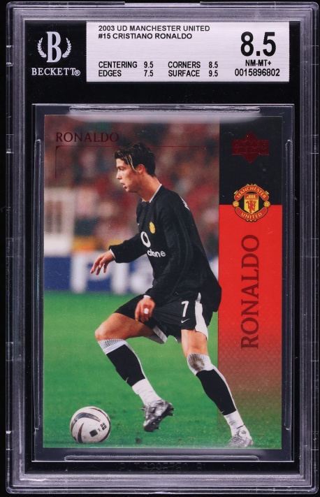 2003 Magic Box International Shoot Out Cristiano Ronaldo ROOKIE