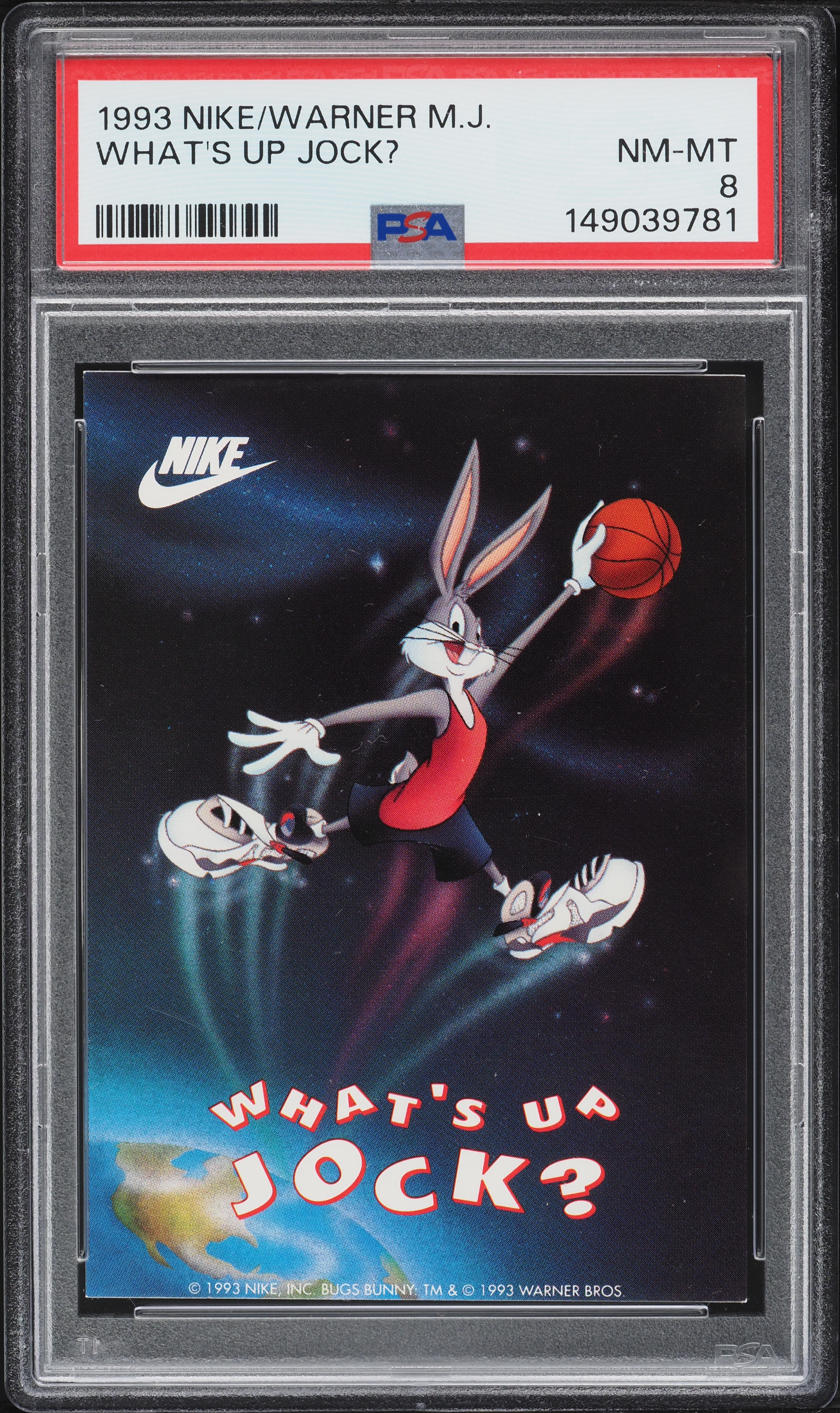 1993 Nike Warner Bros. Michael Jordan Basketball What's Up Jock? #null