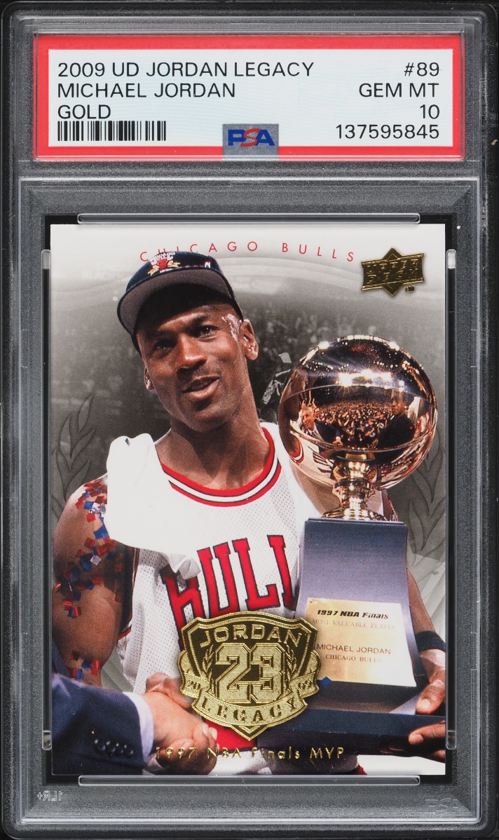 2009 Upper Deck MJ Legacy Gold Michael Jordan #89 PSA 10 GEM MINT