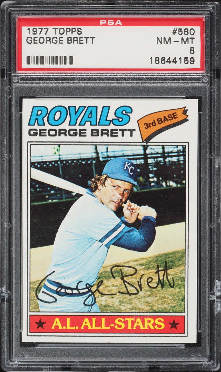 1977 Topps George Brett AL ALL-STAR #580 PSA 8 NM-MT