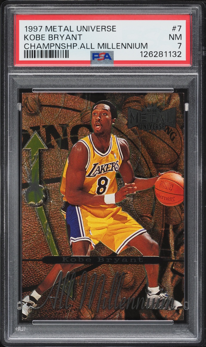 1997 Metal Universe Championship All Millennium Kobe Bryant #7 PSA 7 NRMT
