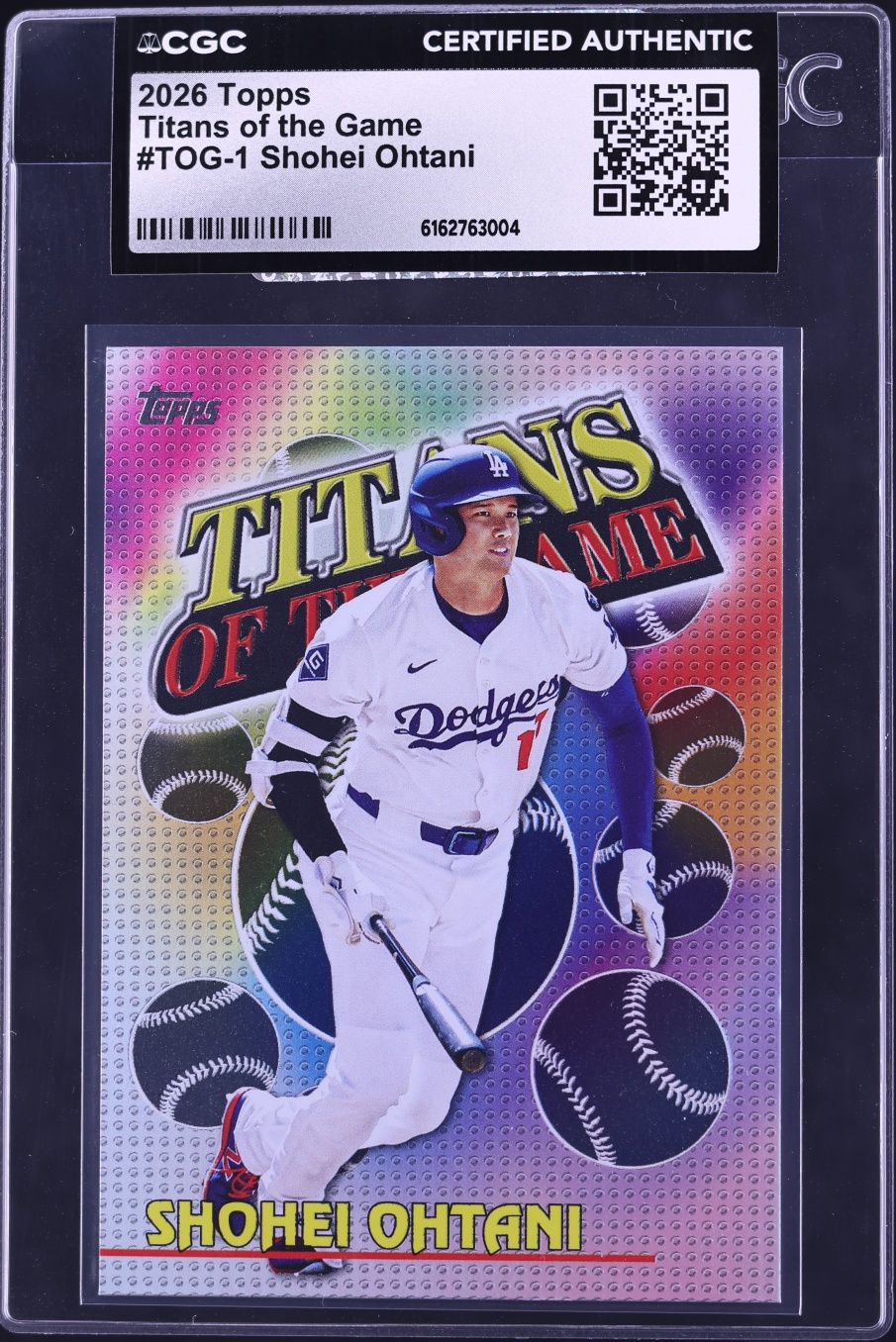 2026 Topps Titans Of The Game Shohei Ohtani #TOG-1 CGC AUTH