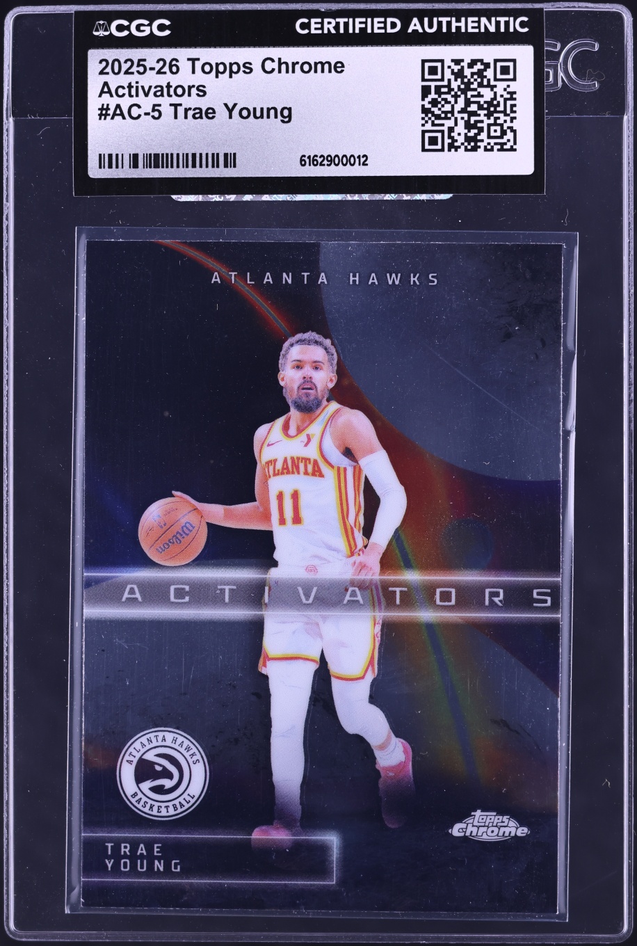 2025 Topps Chrome Activators Trae Young #AC-5 CGC AUTH