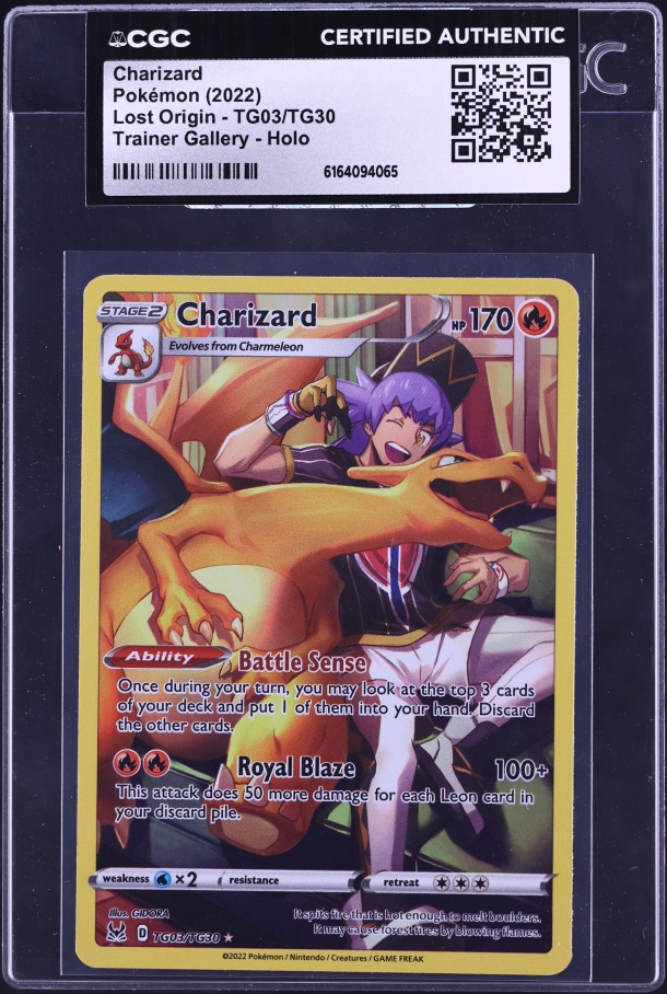 pokemon go charizard card price Pokemon - Charizard - TG03 - Trainer Gallery - Lost Origin main image 1