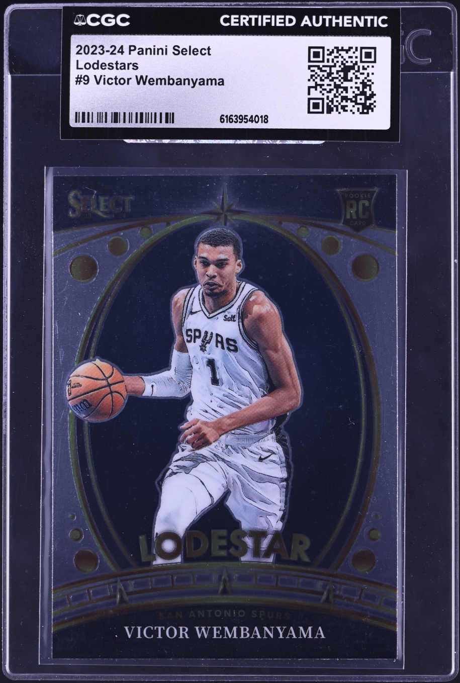 2023 Select Lodestars Victor Wembanyama ROOKIE #9 CGC AUTH